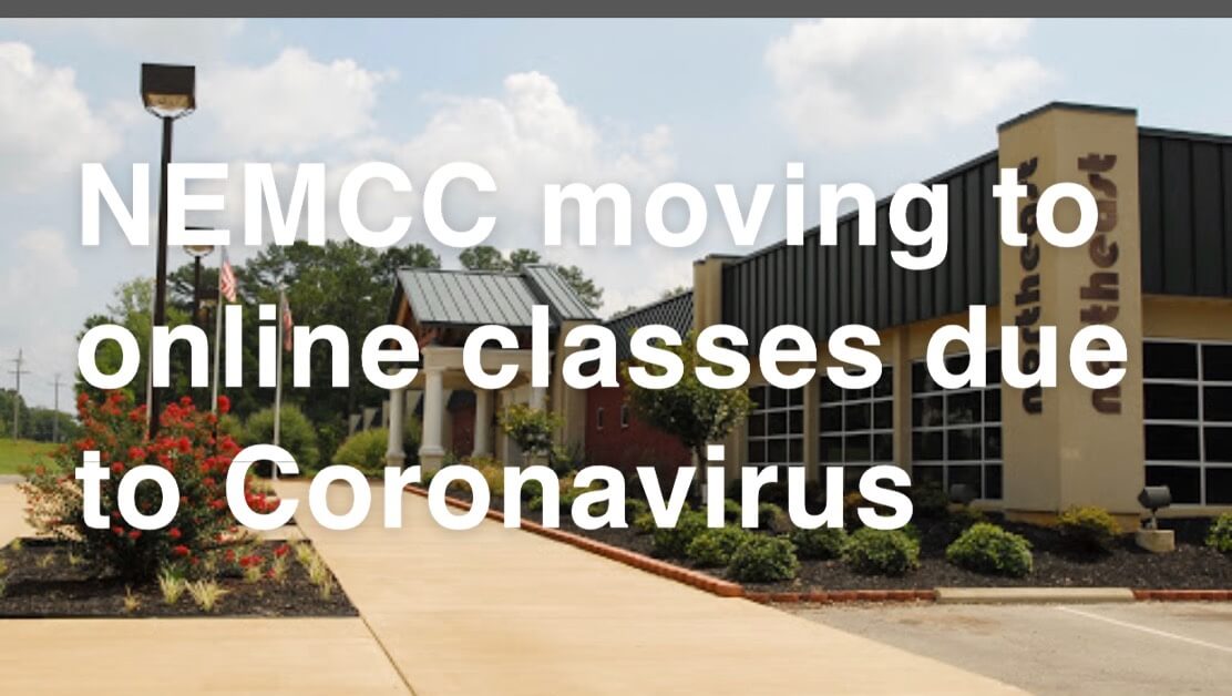 NEMCC goes to all online classes due to Coronavirus fears