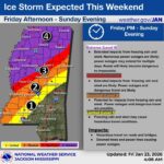 Mississippi Urges Preparedness as Ice, Freezing Rain Forecasted Prepare for the worst