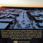 School suspends virtual classes due to widespread power outages Due to widespread power outages affecting many of our students, virtual instruction is not possible