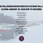Driver Service stations to remain closed on Jan. 30, 2026 The following Driver Service stations will remain closed for Friday, January 30, 2026
