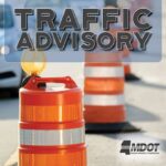 TRAFFIC ADVISORY: Intermittent lane closures on I-55 north and southbound lanes at exit 233/Pope Rd