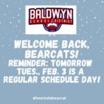 Bearcats Return to School for Regular Schedule Welcome back, Bearcats!