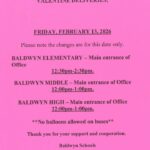 BSD issues Valentine's Day delivery policies, bans balloons on buses BSD Valentine's Day delivery instructions and policies are listed below
