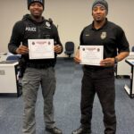 Mississippi law enforcement officers complete report writing training together Like father, like son!