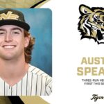Northeast baseball opens with nine-run inning, Spears hits first home run BSB | Austin Spears connects on his first home run of the season down the LF line to put the bullet