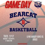 Bearcats to face Bruce in first-round playoff game at BHS Gym Game Day Bearcats!