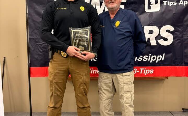 Booneville police detective named 2025 Crime Stoppers Officer of the Year Photos from Booneville Police Department's post