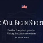 President Trump Meets with Governors at White House President Trump Participates in a Working Breakfast with Governors