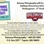BES students can take spring photos with Ramsey Photography on Feb. 27 BES students will have the option to take spring photos with Ramsey Photography on Friday, February
