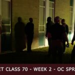 Cadet Class #70 Overcomes OC Spray During Training OC spray is never fun but Cadet Class #70 pushed through