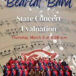 BHS Bearcat Band prepares for 2026 State Concert Evaluation Good luck to the BHS Bearcat Band at there 2026 State Concert Evaluation today
