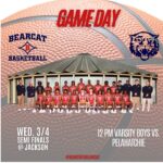BHS Bearcat Boys Basketball Team Prepares for Semi-Finals in Jackson Good luck to the BHS Bearcat Boys Basketball Team today in Jackson in the semi-finals!