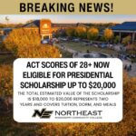 Northeast expands scholarship opportunities for high-achieving students Big opportunities just got even bigger at Northeast!
