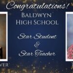 Baldwyn High School names Aubrei Weaver as 2026 Star Student, Tami Scott as Star Teacher Congratulations to 2026 Baldwyn High School Star Student Aubrei Weaver and Star Teacher Tami Scott!