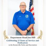Jon Hill Recognized for Over 10 Years of Service in Booneville Congratulations to Jon Hill!!