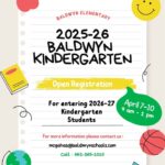 Baldwyn Elementary Announces 2026-27 Kindergarten Pre-Registration Dates Photos from Baldwyn School District's post