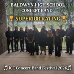 BHS Bearcat Band earns top rating at 2026 ICC Concert Band Festival Another big Congratulations are in order for the BHS Bearcat Band for earning a Superior Rating “1”