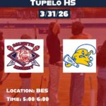 Tupelo Bearcats to Play Tonight at BES Gym Match day bearcats!