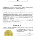 Mississippi Declares Tomorrow as Walking Day to Promote Heart Health Mississippi is (walking) with you, CMS Administrator Dr
