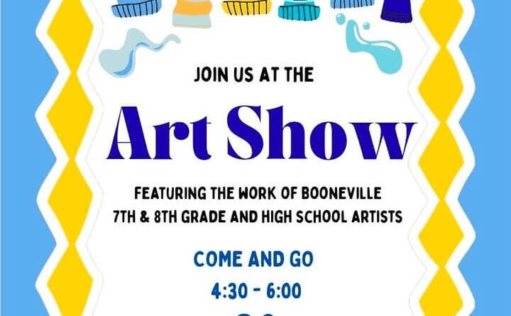 Booneville hosts student art show featuring middle and high school artists 🎨✨ You’re Invited!