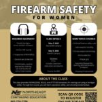 Northeast offers firearm safety course for women in Booneville and Corinth Join us for Firearm Safety for Women at Northeast and learn the skills, safety, and fundamentals nee