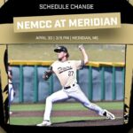 NEMCC Baseball postpones season finale due to weather BSB | SCHEDULE CHANGE: NEMCC Baseball’s regular season finale at Meridian scheduled for tomorrow (We