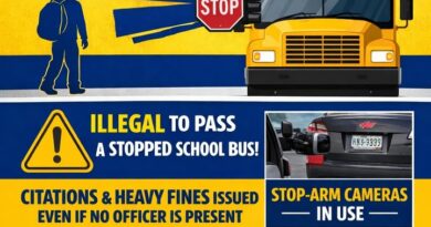 Booneville School District urges drivers to follow stop-arm laws to ensure student safety 🚨 We need your help, Booneville