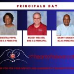 School principals recognized for leadership across multiple domains Today we give a shout out to our school campus principals who lead us academically, mentally, spirit