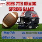 BMS Bearcats to compete in 7th Grade Spring Games at Tishomingo County Make plans to come support the BMS Bearcats tonight May 7 at Tishomingo County for the 2026 7th Grad