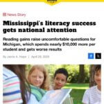 Michigan governor urged to prioritize student literacy over union opposition Again, it’s not complicated — and definitely shouldn’t be controversial