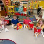 Kindergarten Students Celebrate Top MKAS Scores with Treat Mrs. Tami Scott's Kindergarten students who earned top scores on the MKAS tests recently earned a tr