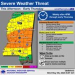 Mississippi faces enhanced severe weather risk this week Stay weather aware, Mississippi!