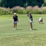 Andie Kate Ramey scores first birdie at national golf tournament WGF | 🐤First birdie of the national tournament for Andie Kate Ramey!!