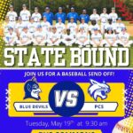Booneville High School Blue Devil Baseball to hold state championship sendoff βΎοΈπ Join us for a State Championship Sendoff for Booneville High School Blue Devil Baseball!