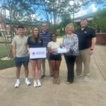 Phi Theta Kappa members donate $2,700 to North Mississippi Red Cross Members of Northeast’s Iota Zeta Chapter of Phi Theta Kappa recently presented a $2,700 donation to