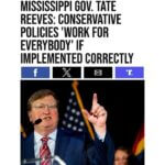 Mississippi shifts from Democratic dominance to Republican control, fueling conservative policy success Most people across America don’t realize that Democrats dominated Mississippi government for decades