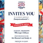 United in Song to Celebrate America’s 250th Birthday United in Song will be a powerful showcase of patriotism and unity as we celebrate America’s 250th b