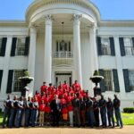 Mississippi governor welcomes youth camp to Governor’s Mansion Photos from Tate Reeves's post