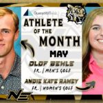 Northeast Mississippi Community College names May Athletes of the Month ATH | Congrats to Olof Behle and Andie Kate Ramey, who are the May #NEMCC Athletes of the Month pres