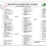 Baldwyn School District Releases 2026-27 Supply Lists for K-8 Students Photos from Baldwyn School District's post
