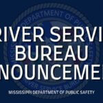 Power Restored at Driver Service Bureau Locations in Mississippi UPDATE: As of 10:06 a.m., power has been restored and we are back up and running!