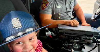 Mississippi law enforcement welcomes visitor aiming to meet 1,000 officers Photos from Mississippi Department of Public Safety (Official)'s post