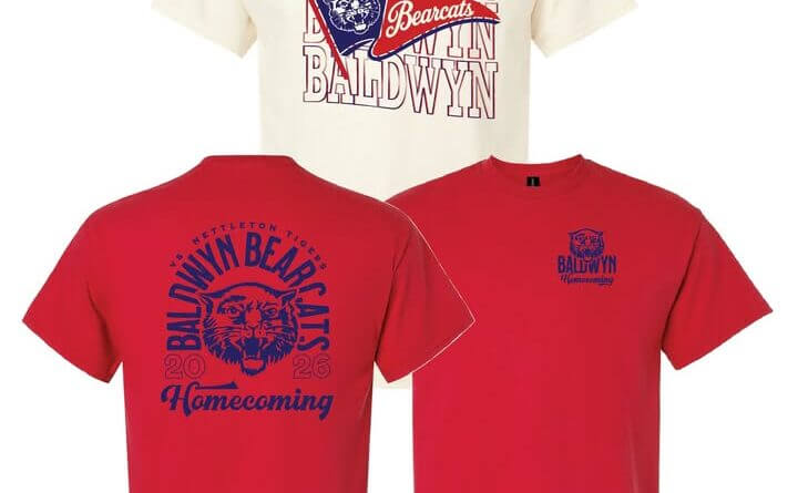Baldwyn School District Begins Sales for 2026 Homecoming T-Shirts Photos from Baldwyn School District's post