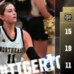 Northwest Northeast Sweeps VB Final, Tigers Fall to 3-0 VB | Final vs