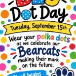BES Encourages Students to Wear Polka Dots for Celebration 🔴🔵BES REMINDER!