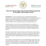 Mississippi signs agreement to bolster forestry partnership Photos from Tate Reeves's post
