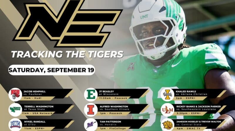FB | Here’s a look at when #NEMCC alumni take the field in the early and afternoon slate of games to