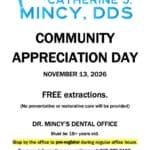 Community Appreciation Day Scheduled for November 13 Help us spread the news by hitting "SHARE"
