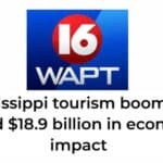Mississippi tourism industry shows growth through investments in local experiences and communities Mississippi's tourism industry continues to demonstrate what’s possible when we invest in the experi
