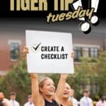 Northeast Mississippi Community College encourages students to use checklists for success #TigerTipTuesday
